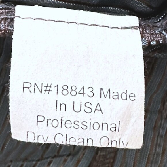 People Like Frank Y2K Cropped Jacket Size 8 Metallic Brown Crinkle Textured - Picture 8 of 8